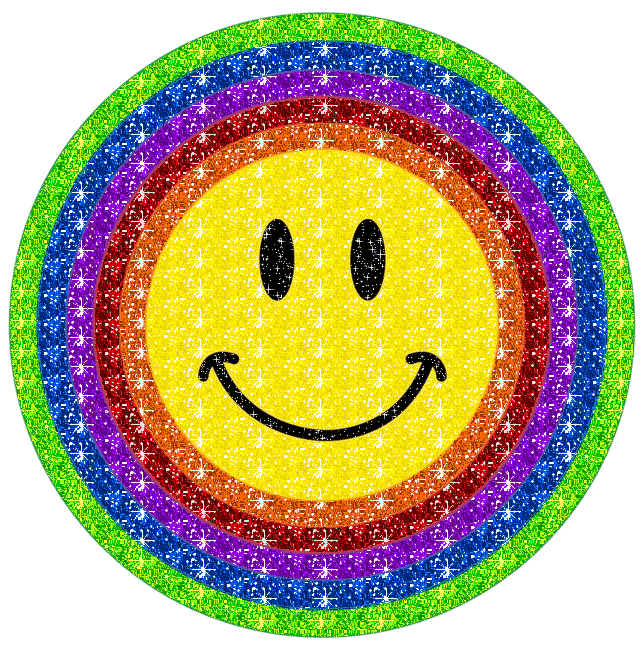 rainbow smiley face